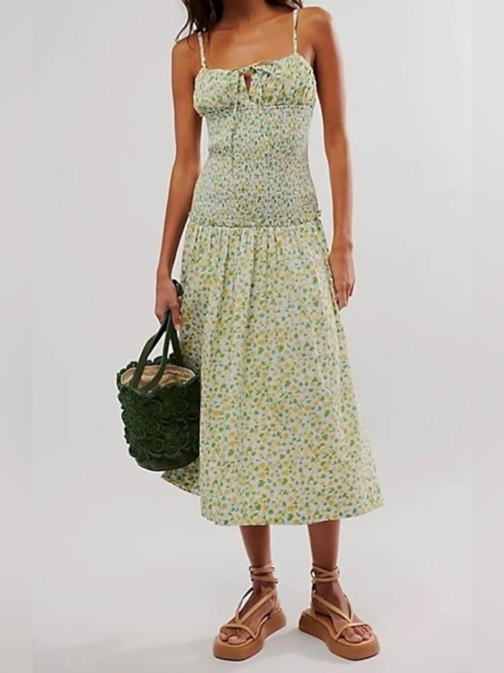 Free People NWT Lavender Daze Midi Dress